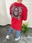 Hayalet Sırt Baskılı Kırmızı Tshirt 1