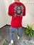 Hayalet Sırt Baskılı Kırmızı Tshirt 2