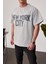 New York City Baskılı Gri Tshirt 2