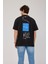Karışık Yazılı Siyah Tshirt 3
