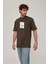 Same Ocean Yazılı Haki Tshirt 3
