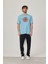 Johnny Verado Baskılı Mavi Tshirt 1