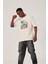 Sörfçü Iskelet Baskılı Krem Tshirt 3