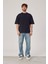 Lacivert Oversize Pis Kol Basic Tshirt 1