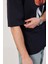 M Harf Baskılı Lacivert Tshirt 4