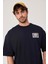 Brand Worldwide Baskılı Lacivert Tshirt 3