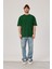 Yeşil Oversize Basic Tshirt 1