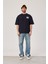 Brand Worldwide Baskılı Lacivert Tshirt 4