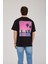 Malibu Baskılı Siyah Tshirt 3