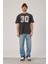 30 Rakam Baskılı Yıkamalı Füme Tshirt 1