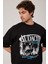 Audacity Yazılı Siyah Tshirt 3