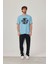 Vandelay Baskılı Mavi Tshirt 1