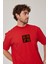 6879 Baskılı Kırmızı Tshirt 2