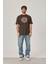 Johnny Verado Baskılı Haki Tshirt 1