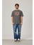 Johnny Verado Baskılı Gri Tshirt 1