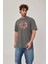 Johnny Verado Baskılı Gri Tshirt 2
