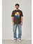 Cofe D'azur Resim Baskılı Haki Tshirt 1