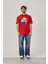Cofe D'azur Resim Baskılı Kırmızı Tshirt 1
