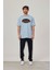 Harvestbro Renkli Yazılı Bebe Mavisi Tshirt 1