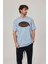 Harvestbro Renkli Yazılı Bebe Mavisi Tshirt 2