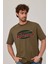 Harvestbro Renkli Yazılı Yeşil Tshirt 2