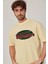 Harvestbro Renkli Yazılı Sarı Tshirt 2