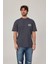 Brand Worldwide Baskılı Antrasit Tshirt 2