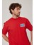 Brand Worldwide Baskılı Kırmızı Tshirt 2