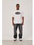 Harvestbro Renkli Yazılı Beyaz Tshirt 3