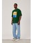 Cofe D'azur Resim Baskılı Koyu Yeşil Tshirt 3