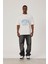 Utopia Figür Baskılı Beyaz Tshirt 3