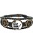 Uyuyan Tekrarlama Sanat Deco Moda Deri Kaplı Okyanus Bracelet Wristband (Yurt Dışından) 1