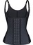 XS-S-M-L-XL-2XL-3XL-4XL-5XL-6XL Beden Askılı Toparlayıcı Lateks Korse Siyah 1