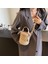 Mini Çanta Omuz Crossbody Çanta Düz Renk Taşınabilir Kova Çantası (Yurt Dışından) 4