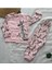 Lionkids Kız 3 Yaş Tavsan Baskılı Önü Dügmeli Pijama Takımı 1