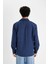 %100 Pamuk Regular Fit Polo Yaka Basic Düz Uzun Kollu Gömlek B2654AX24AU 6