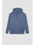 Regular Fit Kapüşonlu Kanguru Cepli İçi Yumuşak Tüylü Basic Düz Sweatshirt X8283AZ24AU 7