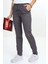 Kız/erkek Çocuk Unisex Pamuklu Gabardin Beli Lastikli Gri Okul PANTOLONU-PNT-0023 1