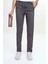 Kız/erkek Çocuk Unisex Pamuklu Gabardin Beli Lastikli Gri Okul PANTOLONU-PNT-0023 2
