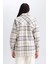 Oversize Fit Flanel Uzun Kollu Gömlek Tunik U7443AZ23AU 6