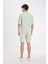Relax Fit Pamuklu Bermuda Şort D7916AX24SM 6