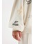 Kız Çocuk Oversize Geniş Kalıp Bisiklet Yaka Ayıcık Baskılı Sweatshirt D0612A824AU 6