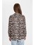 Regular Fit Leopar Desenli Poplin Uzun Kollu Gömlek D3148AX24AU 6