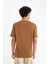 Regular Fit Bisiklet Yaka Baskılı Ağır Kumaş Pamuklu Kısa Kollu Tişört B4217AX24AU 6