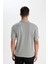 %100 Pamuk Regular Fit Polo Yaka Basic Düz Kısa Kollu Tişört D4814AX24SM 6