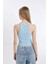 Coool Fitted Halter Yaka Desenli Fitilli Kaşkorse Atlet D4245AX24HS 6
