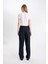 Wide Leg Kumaş Pantolon Geniş Bol Paça Esnek Belli Basic Düz Standart Boy D4356AX24AU 6