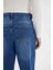 Baggy Fit Yüksek Bel Uzun Jean Yıkamalı Pantolon D4332AX24AU 6