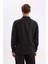 Regular Fit Polo Yaka Yazlık Keten Basic Düz Uzun Kollu Gömlek C1825AX24SM 6