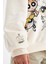 Kız Çocuk PowerPuff Girls Oversize Geniş Kalıp Bisiklet Yaka Sweatshirt C9514A824AU 6